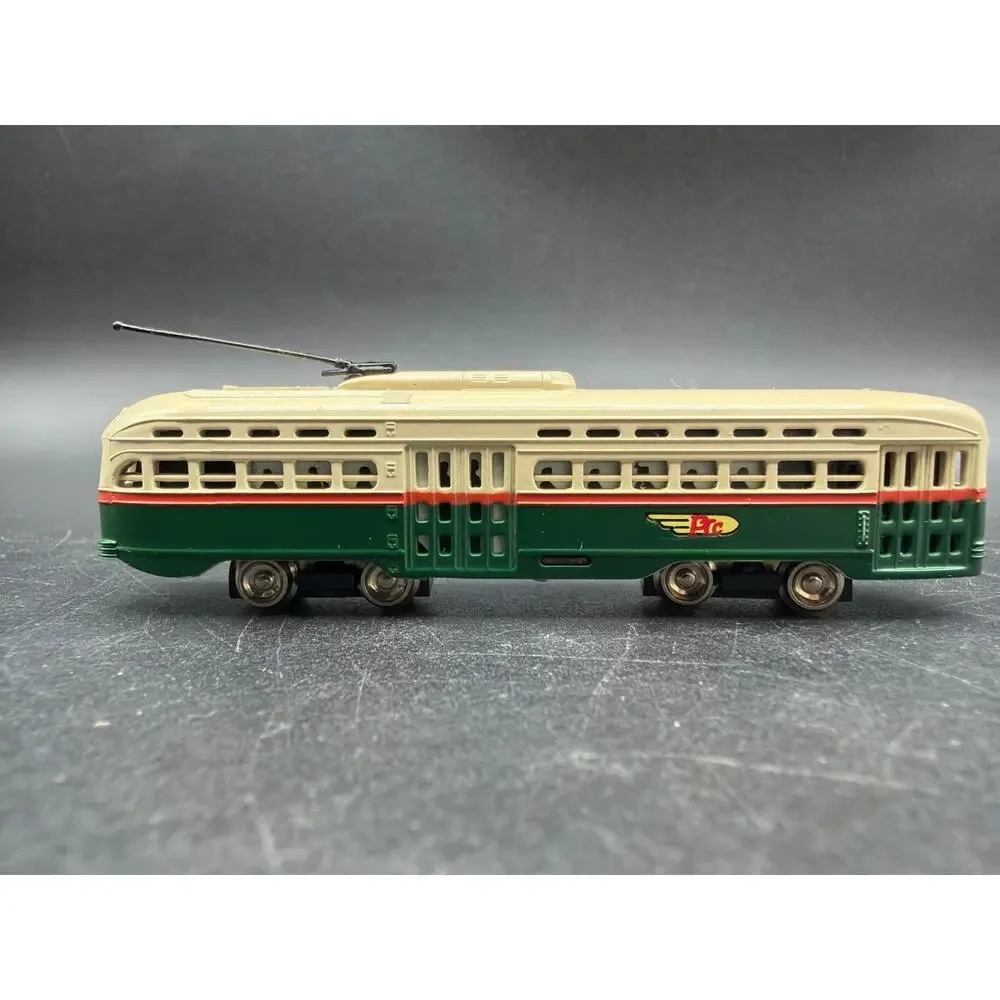 Vintage Bachmann N Scale PCC Trolley PTC #62995 Not Tested Orig Box Papers